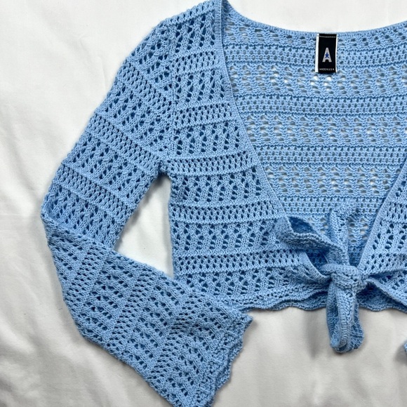 Vintage 90’s Knit Cropped Cardigan - Picture 3 of 8